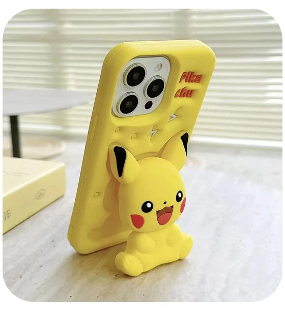 Funda tipo Personaje Anime Amarillo iPhone