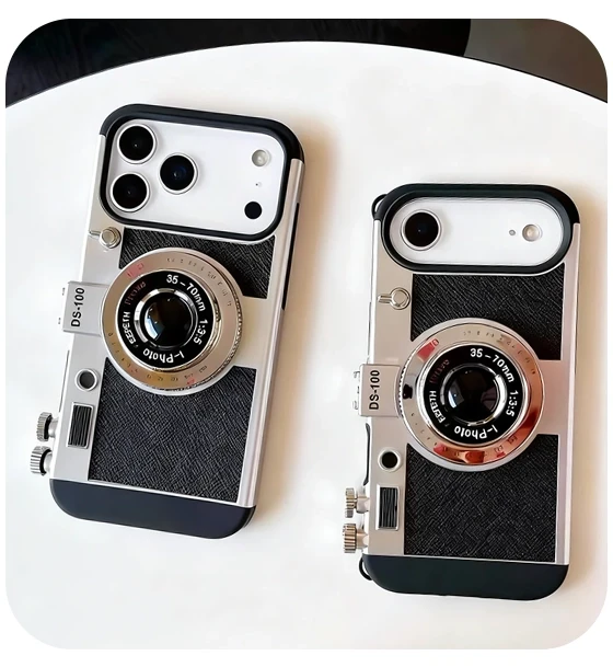 Funda Tipo Cámara Retro iPhone