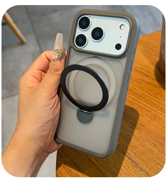 Funda Uso Rudo Silicona con Stand MagSafe iPhone