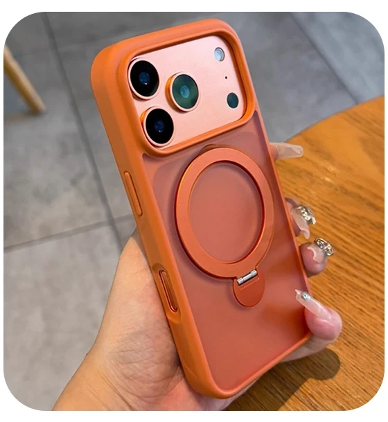 Funda Uso Rudo Silicona con Stand MagSafe iPhone